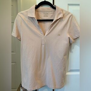 Calvin Klein Light Pink Short Sleeve Polo